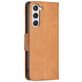Mobigear Excellent Samsung Galaxy S24 Hoesje Bookcase Portemonnee - Cognac