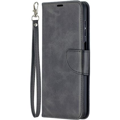 Mobigear Excellent Samsung Galaxy A12 Hoesje Bookcase Portemonnee - Zwart