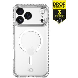 ITSKINS Level 2 HybridMagClear R Doorzichtig iPhone 17 Pro MagSafe Hoesje Hardcase Backcover Shockproof - Transparant