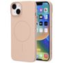 Mobiparts Slim Line iPhone 14 MagSafe Hoesje Hardcase Backcover - Dune Sand