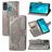 Mobigear Butterfly HONOR 9X Lite Hoesje Bookcase Portemonnee - Grijs