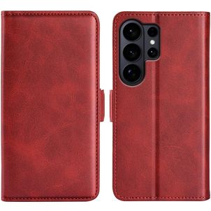 Mobigear Slim Magnet Samsung Galaxy S26 Ultra Hoesje Bookcase Portemonnee - Rood
