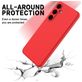 Mobigear Rubber Touch Samsung Galaxy S25 FE Siliconen Hoesje Backcover - Rood