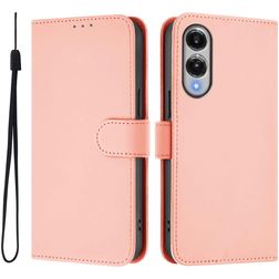 Mobigear Urban Wallet Samsung Galaxy S25 Edge Hoesje Bookcase Portemonnee - Roze