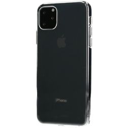 Mobiparts Classic Doorzichtig iPhone 11 Pro Max Hoesje Flexibel TPU Backcover - Transparant