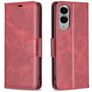 Mobigear Excellent Samsung Galaxy S25 Edge Hoesje Bookcase Portemonnee - Rood
