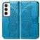 Mobigear Butterfly OPPO Reno 12 Pro Hoesje Bookcase Portemonnee - Blauw