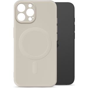 My Style Protective Flex iPhone 16 Pro Max MagSafe Hoesje Flexibel TPU Backcover - Antique White