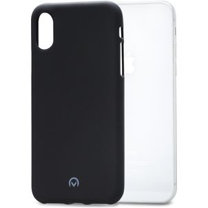 Mobilize Gelly iPhone XS Max Hoesje Flexibel TPU Backcover - Matt Black