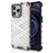 Mobigear Honeycomb iPhone 14 Hoesje Hardcase Backcover Shockproof - Wit