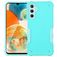 Mobigear Non-slip Armor Samsung Galaxy A14 Hoesje Hardcase Backcover Shockproof - Turquoise