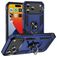 Mobigear Armor Ring iPhone 17 Pro Max Hoesje Hardcase Backcover Shockproof met Ringhouder - Blauw