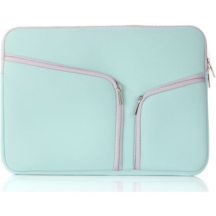 Mobigear Double Zipper Neopreen Laptop Sleeve (max 23 cm x 32 cm) Laptop hoes - Groen