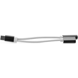 Xccess USB-C naar AUX 3.5mm / USB-C Kabel 0.15 Meter - Zwart
