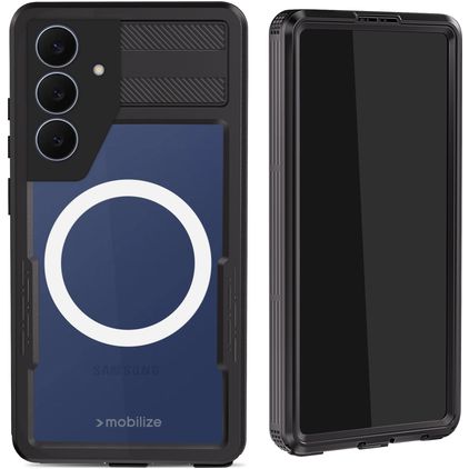 Mobilize Waterproof Samsung Galaxy S25 FE Waterdicht MagSafe Hoesje Hardcase Backcover - Zwart