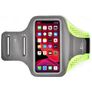 Mobigear Easy Fit Telefoonhouder Hardlopen Neopreen Sport Hoesje Sportarmband - Medium - Groen
