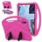 Mobigear AeroArmor Samsung Galaxy Tab S11 Ultra Hoes EVA Schuim Backcover + Stylus Houder + Standaard - Roze