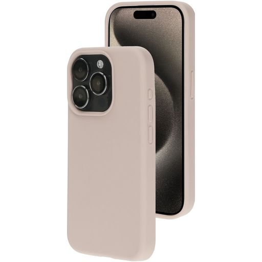 Mobiparts iPhone 15 Pro Siliconen Hoesje Backcover - Soft Salmon