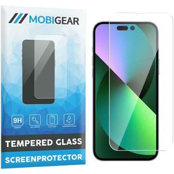 Mobigear iPhone 14 Pro Glazen Screenprotector - Case Friendly