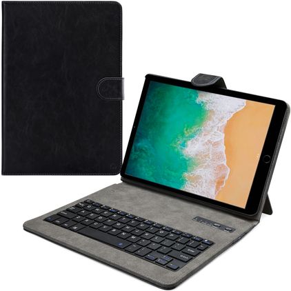 Mobilize Premium Bluetooth iPad Air 1 (2013) Hoes QWERTY Bluetooth Toetsenbord Bookcase - Zwart