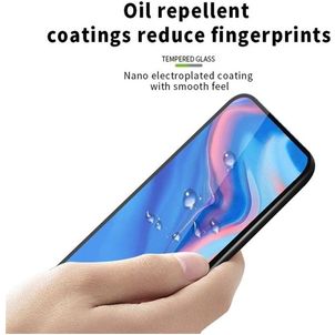 Mobigear Premium Huawei P Smart S Glazen Screenprotector - Case Friendly - Zwart