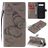 Mobigear Butterfly LG V60 ThinQ Hoesje Bookcase Portemonnee - Grijs