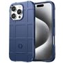 Mobigear Rugged Shield iPhone 16 Pro Max Hoesje Flexibel TPU Backcover Shockproof - Blauw