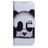Mobigear Design Samsung Galaxy A21 Hoesje Bookcase Portemonnee - Panda