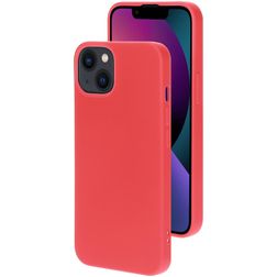 Mobiparts iPhone 13 Siliconen Hoesje Backcover - Scarlet Red