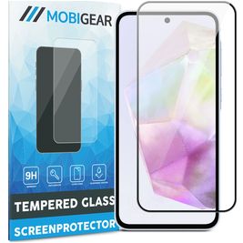 Mobigear Premium Samsung Galaxy A36 Glazen Screenprotector - Case Friendly - Zwart