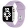 Mobigear Sport Flowers Siliconen Apple Watch Bandje Druksluiting - 49/46/45/44 mm - Paars