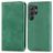 Mobigear Retro Slim Samsung Galaxy S25 Ultra Hoesje Bookcase Portemonnee - Groen