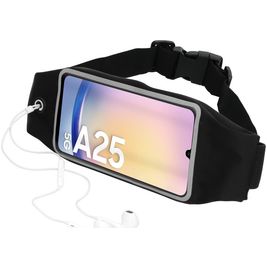 Mobiparts Comfort Fit Belt Telefoonhouder Hardlopen Samsung Galaxy A25 Sport Hoesje Neopreen Heuptas - Zwart