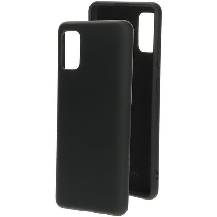 Mobiparts Samsung Galaxy A41 Siliconen Hoesje Backcover - Zwart