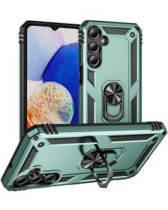 Mobigear Armor ring Samsung Galaxy A16 Hoesje Hardcase Backcover Shockproof met Ringhouder - Groen