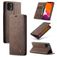 CaseMe 013 iPhone 11 Pro Hoesje Bookcase Portemonnee - Bruin