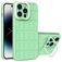 Mobigear Cube iPhone 14 Pro Max Hoesje Hardcase Backcover met Standaard - Groen