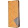 Mobigear Rhombus Slim POCO M4 Pro 5G Hoesje Bookcase - Cognac