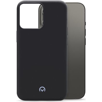Mobilize Rubber Gelly iPhone 13 Pro Hoesje Flexibel TPU Backcover - Matt Black