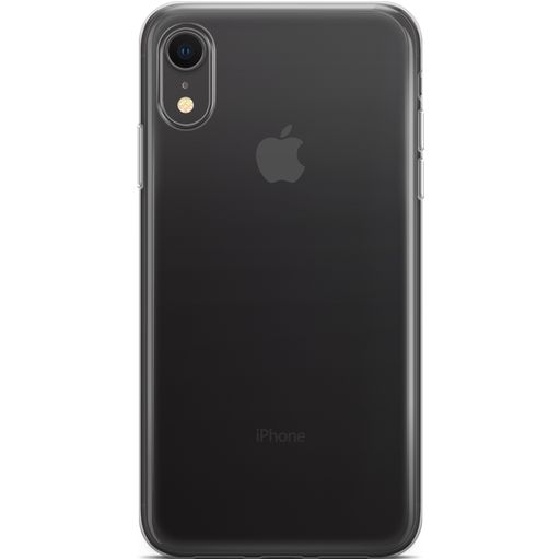 Mobigear Basics Doorzichtig iPhone XR Hoesje Flexibel TPU Backcover - Transparant