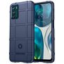 Mobigear Rugged Shield Motorola Moto G42 Hoesje Flexibel TPU Backcover Shockproof - Blauw