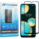 Mobigear Premium Wiko View 4 Lite Glazen Screenprotector - Case Friendly - Zwart