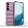 Mobigear Bumpy Samsung Galaxy S24 Hoesje Flexibel TPU Backcover - Paars
