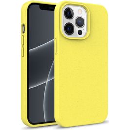 Mobigear Bio iPhone 14 Pro Hoesje Eco Friendly Backcover - Geel