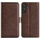 Mobigear Slim Magnet Samsung Galaxy M55 Hoesje Bookcase Portemonnee - Bruin