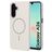 Mobiparts Slim Line Samsung Galaxy A26 MagSafe Hoesje Hardcase Backcover - Off White