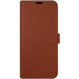 Valenta Gel Skin Samsung Galaxy A13 4G Hoesje Echt Leer Bookcase Portemonnee - Bruin