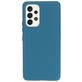 Mobiparts Samsung Galaxy A53 Siliconen Hoesje Backcover - Blueberry Blue