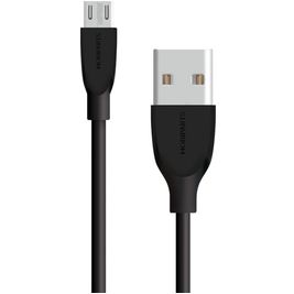 Mobiparts USB-A naar Micro USB Kabel 2 Meter - Zwart