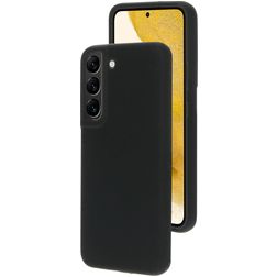 Mobiparts Samsung Galaxy S22 Plus Siliconen Hoesje Backcover - Zwart
